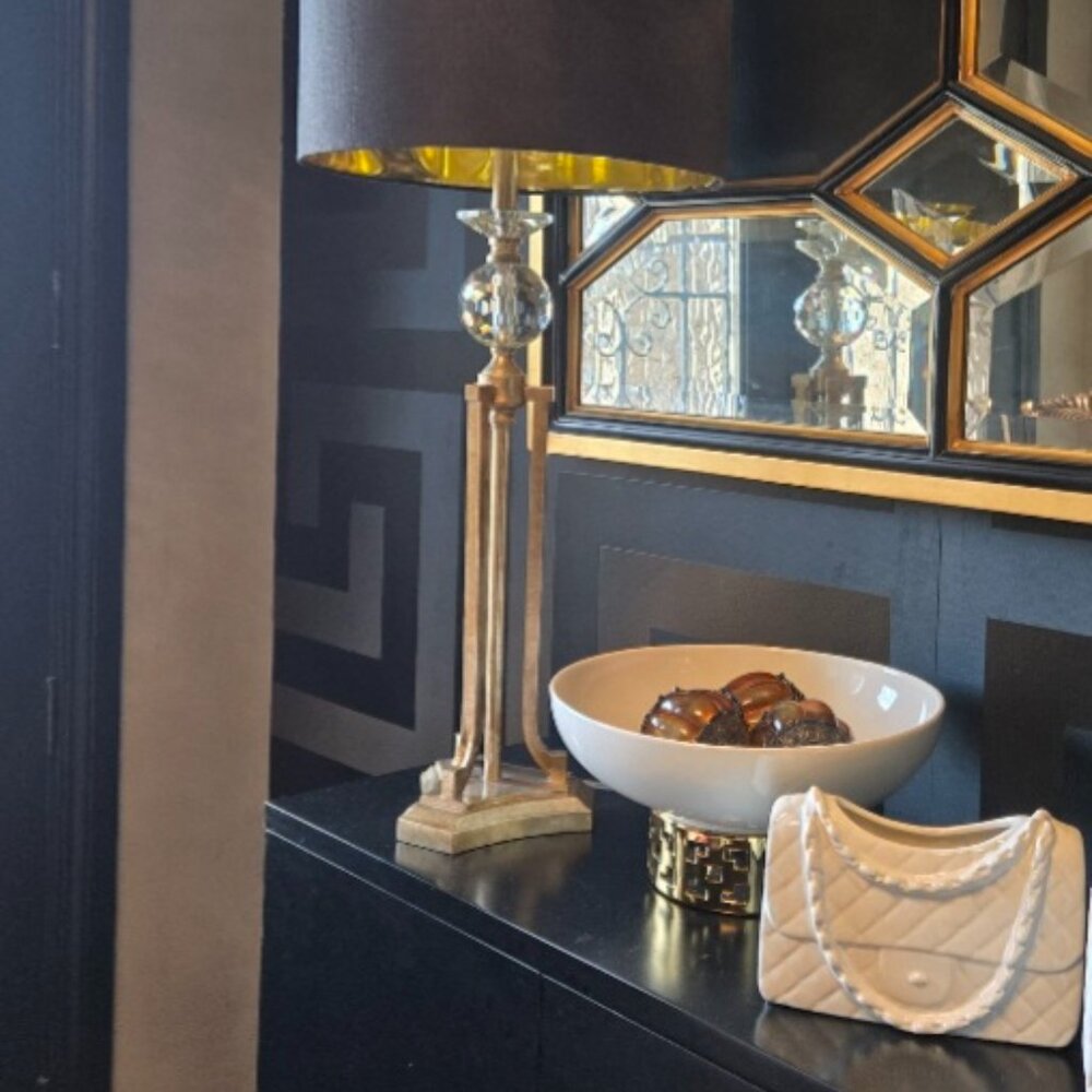 NWOT Ceramic Quilted Handbag Vase